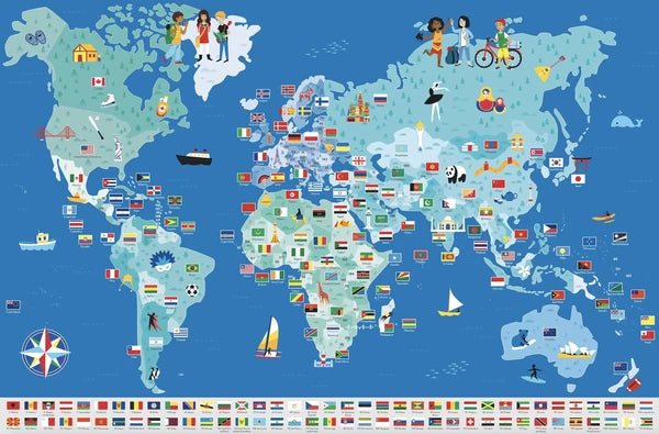 ステッカーポスター FLAGS