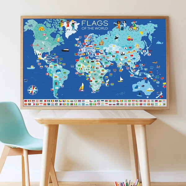 ステッカーポスター FLAGS