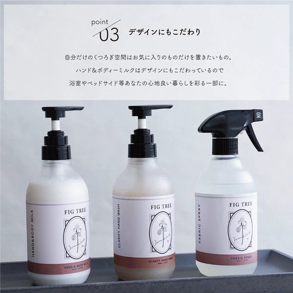 日本製 ハンド&ボディミルク 熟した無花果の香り