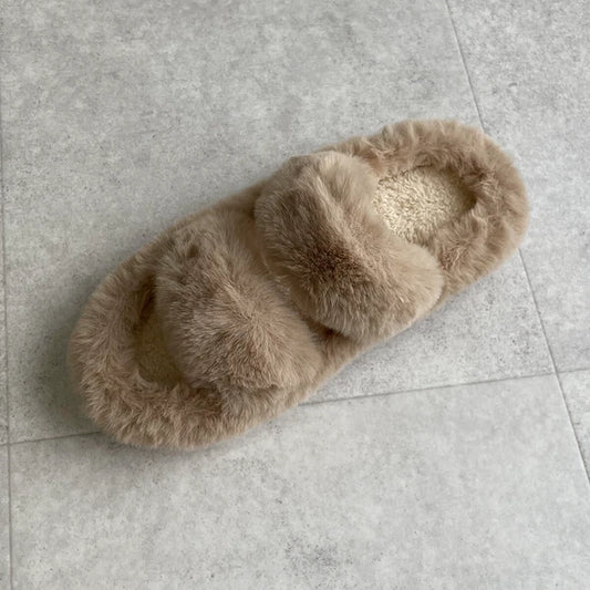 エコファー ブラウン　　　　　　　　　　　　　ルームシューズ